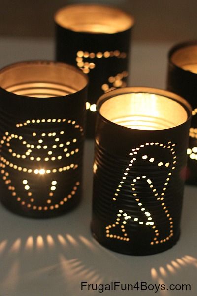 DIY Can Lanterns