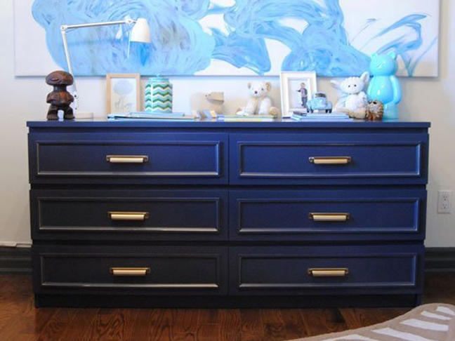 Blue File Cabinet DIY