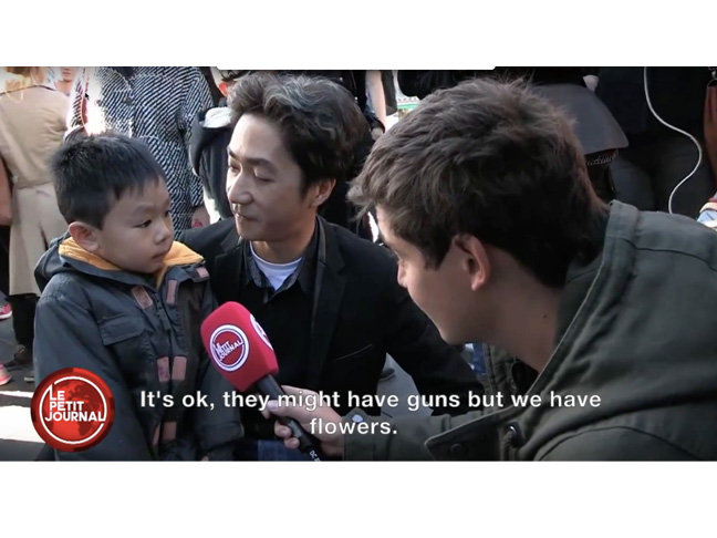 Father-Son Video, Following the Paris Terrorist Attacks