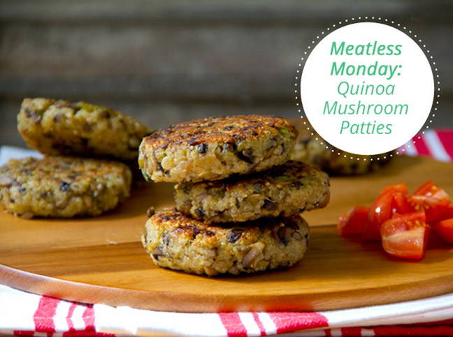 Quinoa-Mushroom Patties