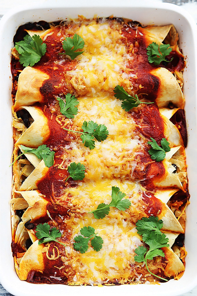 Easy Turkey Enchiladas