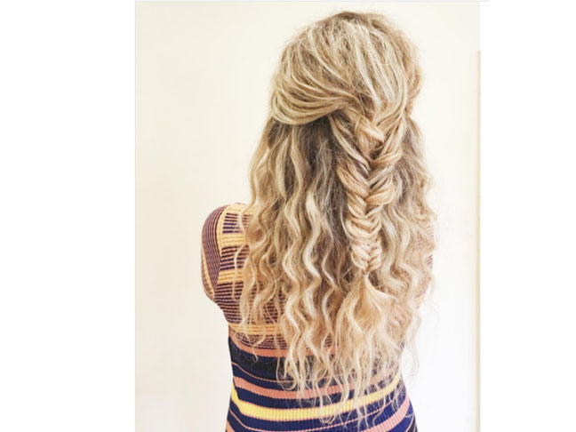 Fishtail Half-Braid