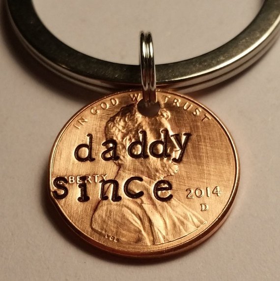 Dad Since... Keychain