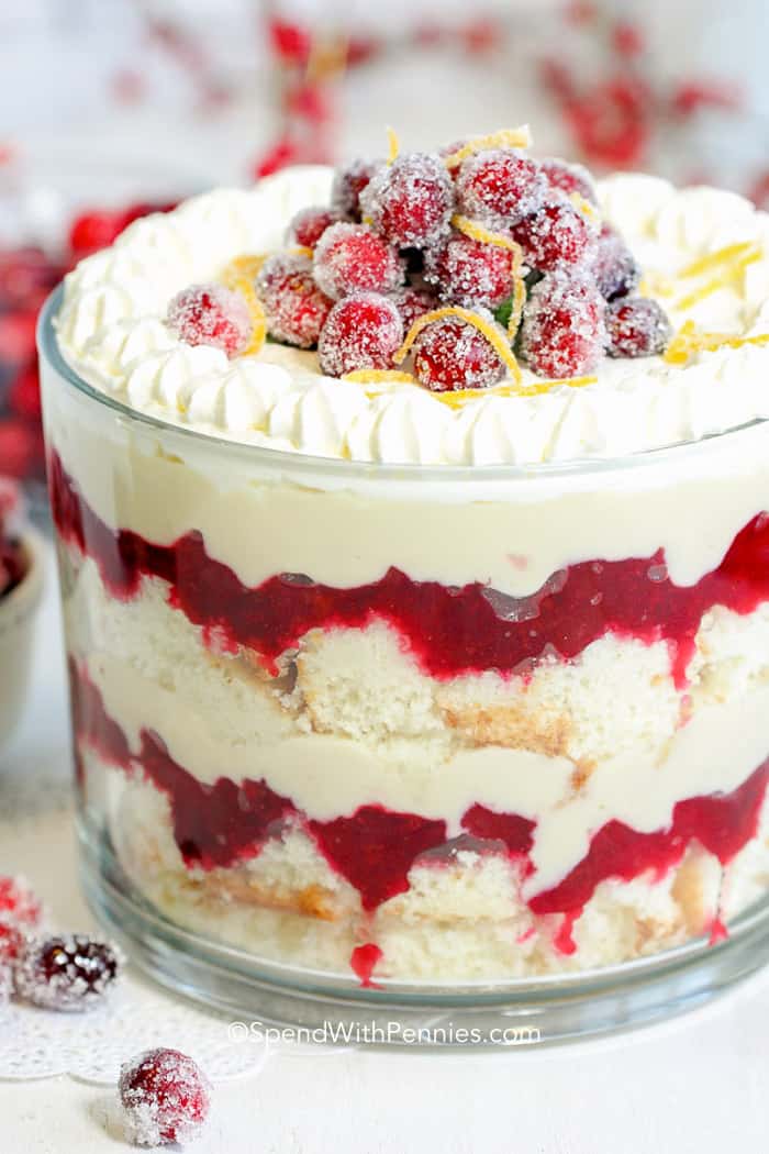 Cranberry Trifle