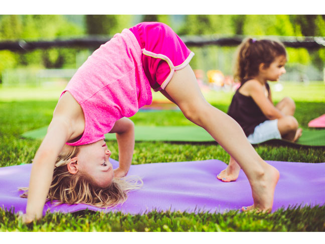 Do some outdoor yoga