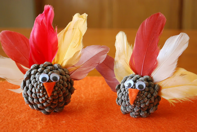 Pine Cone Turkeys