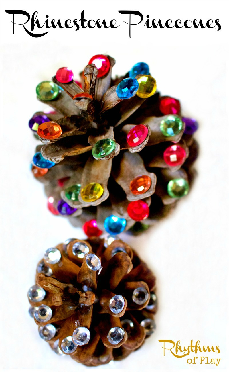 Rhinestone Pine Cones