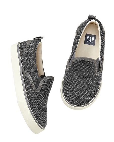 BabyGap Heathered Slip-On Sneakers