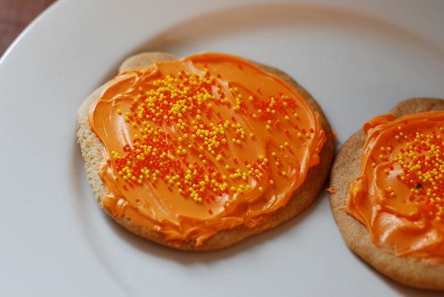 Iced Pumpkin Cookies