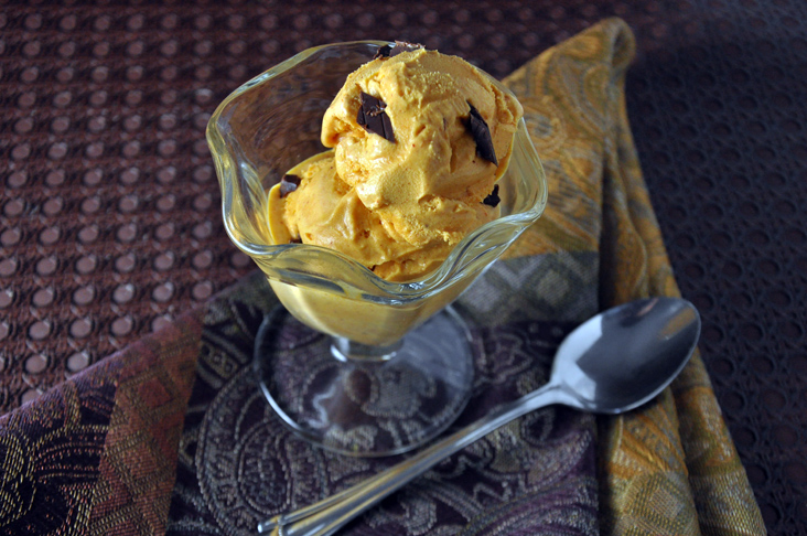 Pumpkin Chocolate Chip Ice Cream