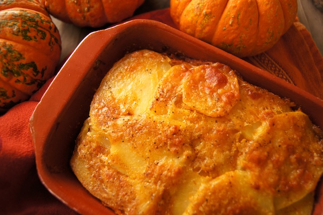 Pumpkin Potato Gratin