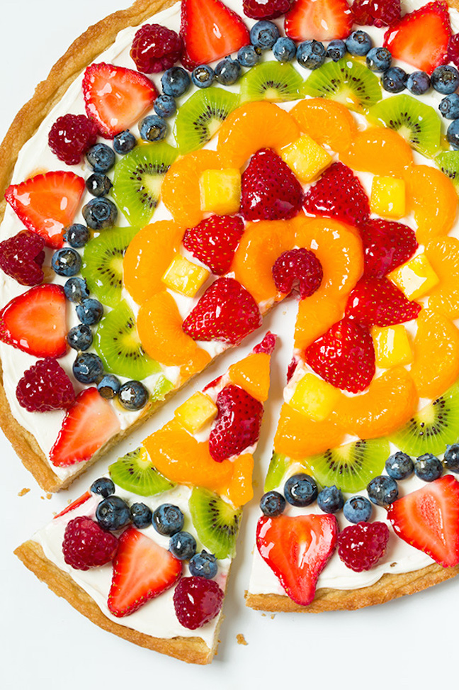 Rainbow Fruit Pizza