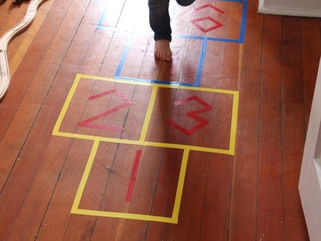 Play Indoor Hopscotch