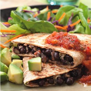 Black Bean Quesadilla