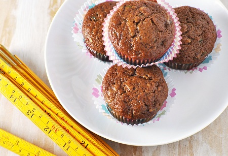 Zucchini and Banana Muffins