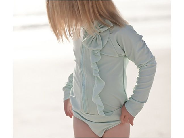 SwimZip Rashguards for girls 0--6