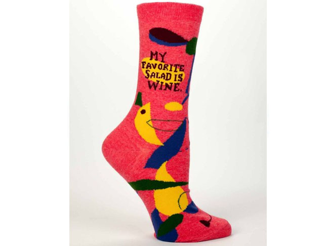 My Favorite Salad is Wine Socks