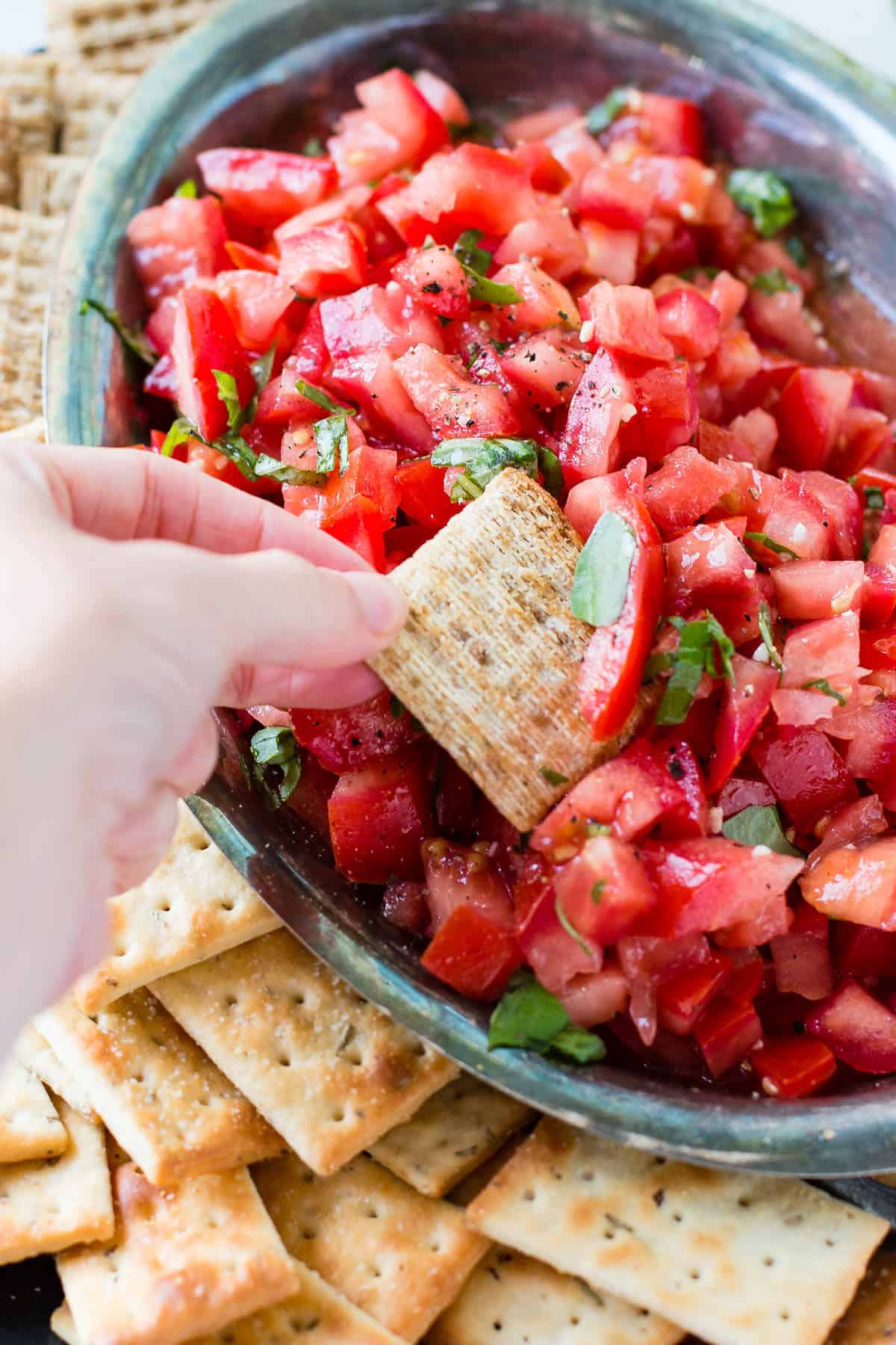 Bruschetta Dip Appetizer