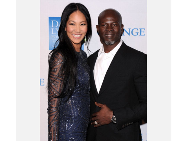 Kimora Lee Simmons & Djimon Hounsou