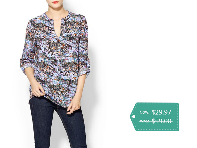 Pim + Larkin Whitney Floral Blouse