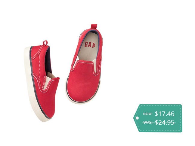 BabyGap Sunwashed Slip-on Sneakers