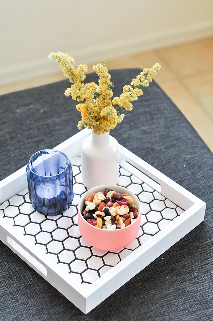 DIY Hexagon Tile Tray