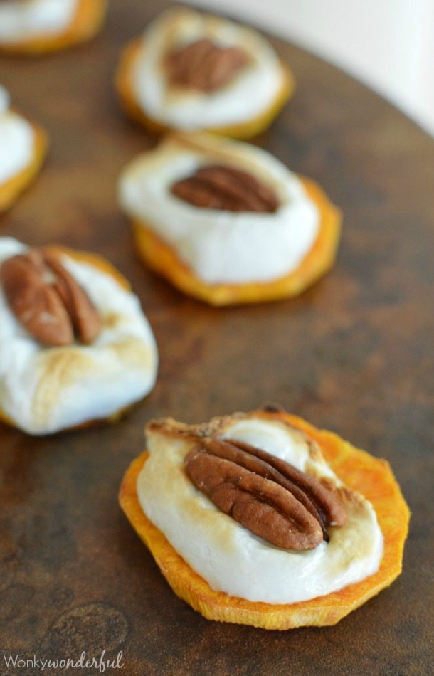 Sweet Potato Casserole Bites