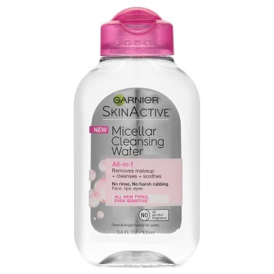 Step 1: Garnier SkinActive Micellar Cleansing Water 