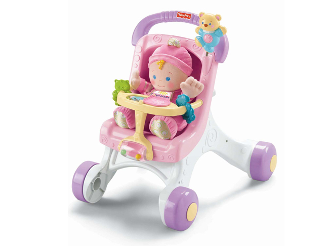 Fisher-Price Brilliant Basics Stroll-Along Walker