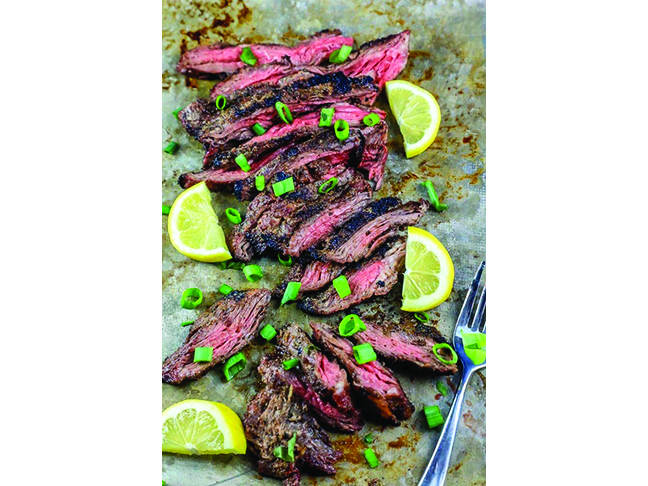 Garlic Grilled Flank Steak