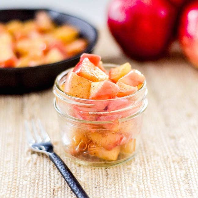 Vegan Stovetop Cinnamon Apples