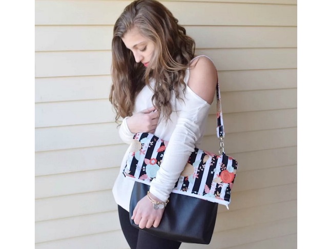 Pretty Handmade Diaper Bag