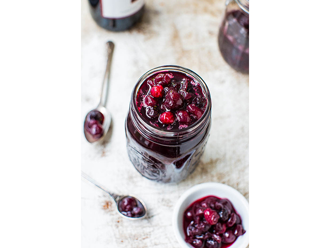 Cabernet Cranberry & Blueberry Sauce  