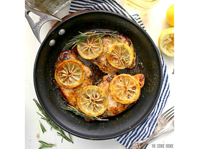 Skillet Lemon Chicken with White Wine