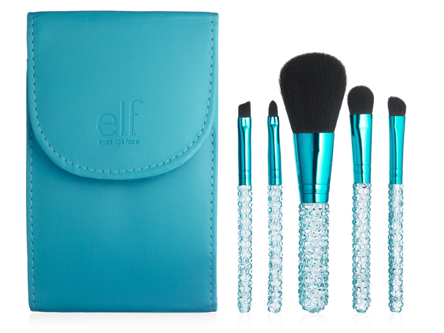 e.l.f’s Crystal-Crystal Travel Brush Set